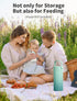 22oz 2pcs 24 Xaproo Stainless Steel Breast Milk Cooler Bottle, Large Capacity Portable Breastmilk Chiller with Storage