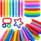Pop Tubes, 60PCS Fidget Sensory Toys, Party Favors,Birthday Gifts,Goodie Bag Stuffers, Classroom