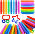 Pop Tubes, 60PCS Fidget Sensory Toys, Party Favors,Birthday Gifts,Goodie Bag Stuffers, Classroom
