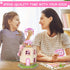 Rooftop Romance 3D Puzzle Dollhouse for Girls, Easy to Assemble Miniature Doll House Building Kit with LED Light