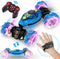Gesture Sensing RC Stunt Car, 2.4GHz Remote Control Toys with Light Music, 360° Rotation for Kids Age 3-8