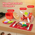 Commodum Set, 24 Countdown 3+ Christmas Advent Calendar Gifts for Kids, Kids Wooden Play Cooking Pretend Play Kitchen