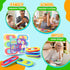 6 Sensory Marble Fidget Toys for Kids- Pcs Quiet Fidget for Classroom, Gel Filled Autism Sensory Toys ADHD, Silent