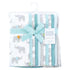 Hudson Baby Unisex Baby Flannel Burp Cloth 12pk, Teal Elephant, One Size by Hudson Baby