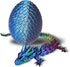 Amerimaker 20" Articulated 3D Printed Dragon with Surprise Egg Flexible Fidget Toy for