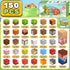150PCS 3D Set 3 4 5 6 7 8 9+ LionFuny Magnetic Blocks,Magnetic Building Blocks,Magnet Blocks Building for Kids Toddlers