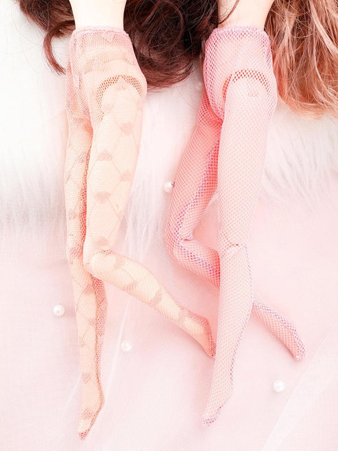 Sotiff 10 Pairs Handmade Doll Lace Stockings, Long Sock Female Doll Socks, Casual Accessories for DIY Baby Doll Clothes