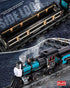 TH10 Set (560 dOvOb Steam Train Building Kit with Train Track, Collectible Steam Locomotive Engineering Toys for Kids