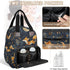 Shoblo Backpack Forest Foxes Diaper Bag for Travel, Waterproof Diaper Bag with Insulated Bottle Pockets & USB Port