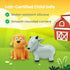 12 2 Boley Farm Animals Bath Toys Bucket - Includes Colorful Fun Free Bathtub Toys & Pool Toys for Kids & Toddlers Ages