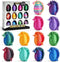 MIZTL 12PACK 3D Printed Dragon Eggs, Easter Basket Stuffers for Children and Teens,