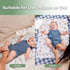 100% (1pc, 19.5" 27.5" haakaa Waterproof Changing Pad Liners, Cotton, Soft & Breathable x Vintage Garden)