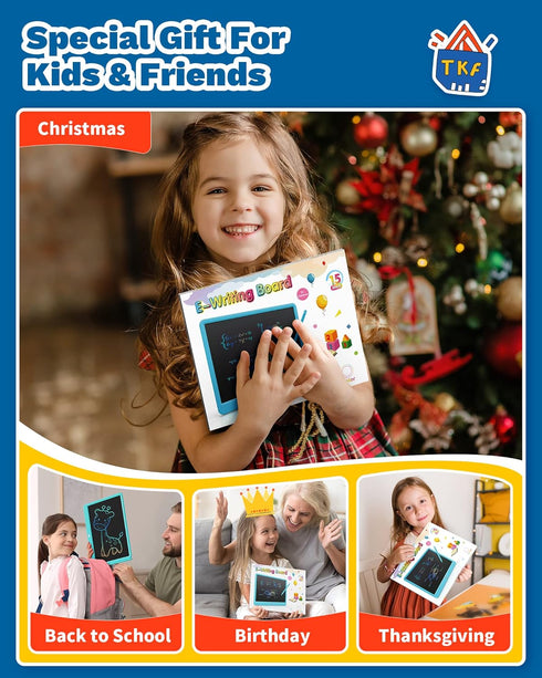 15" Idea(15in TEKFUN LCD Writing Tablet for Kids, Large Drawing Pad for Boys & Girls, Screen-Free Way to Keep Kids