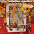 Winlyn 32 Sets Fall Crafts Kits, DIY Fall Bookmarks Decorations Art Sets with Maple Leaves, Smile Face, Owl, Turkey,