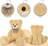 MorisMos Giant Teddy Bear Stuffed Animal 4FT, Large Brown Plush for Kids, Girlfriend Gift