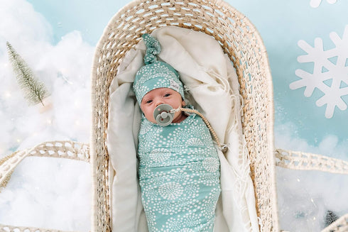Jane Design Large Premium Knit Baby Swaddle Blanket by Copper Pearl