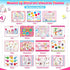Kids Montessori Toys for Toddlers, Unicorns Gifts for Girls Age 3-5, 30 Themes Busy Book Educational Toys