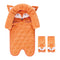 Hudson Baby Unisex Baby Car Seat Insert and Strap Covers, Fox, One
