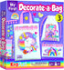 KRAFUN DIY Bag Decorating Kit for Girls - Create 3 Custom Unicorn