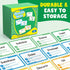 Edulok 280 Spanish Flash Cards for Kids, Spanish Verb Conjugation Book Flashcards, Learn Spanish for Adult Beginners