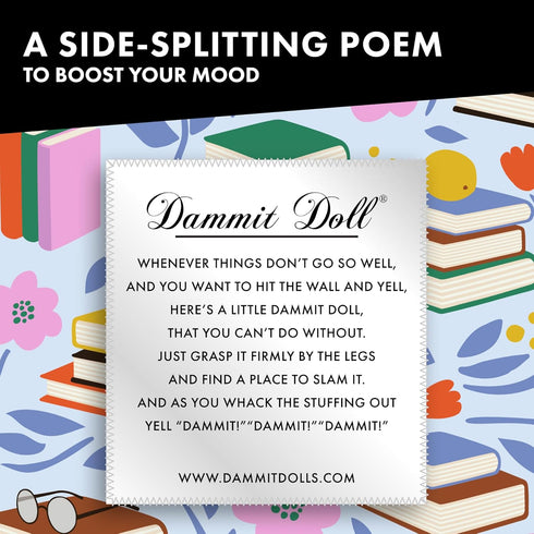 Dammit Doll - Limited Edition - Book Garden Stress Relief, Gag Gift