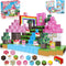 100PCS Magnetic Building Blocks - Unicorn World Magnets Cubes, Montessori Toddler Christmas Birthday Gifts, STEM