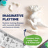 Prextex Build & Paint Your Own Dino Kit, 1 Pack - Collectible Dinosaur Toy, Arts & Crafts for Kids Ages 6-8