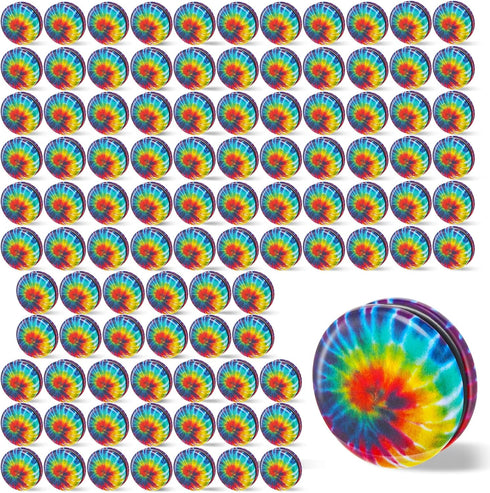 Lenwen Yoyos for Kids - Beginners Metal Yo Yo Toys with Colorful Designs, 100 Pcs for Parties