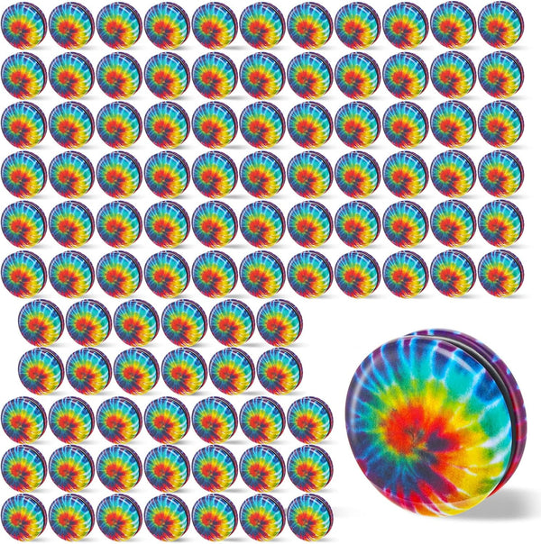Lenwen Yoyos for Kids - Beginners Metal Yo Yo Toys with Colorful Designs, 100 Pcs for Parties