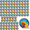 Lenwen Yoyos for Kids - Beginners Metal Yo Yo Toys with Colorful Designs, 100 Pcs for Parties