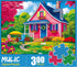 300 Piece Jigsaw Puzzle - The Charming Pink Courtyard House for All Ages