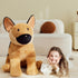 IKASA Giant German Shepherd Dog Stuffed Animal Plush Toy - 26" Jumbo Soft Fluffy Plushie, Gifts for Kids