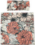 Galabloomer Newborn Receiving Blanket Headband Set, Baby Flower Swaddle (Cocal Almond)