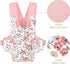 GAGAKU Baby Doll Carrier for Toddler, American Girl Bitty Baby Doll Accessories Holder, Pink Wax Flowers Stuffed Animals