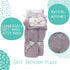 GUND Baby Lil’ Luvs Hooded Blanket - Quinn Owl, Ultra Soft Plush Security Blanket for Babies and Newborns