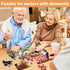 Biarek 6 Packs 24 6 Piece Puzzle for Seniors, Alzheimer's & Dementia Activities, Easy Puzzle Alzheimer's Game, Storage
