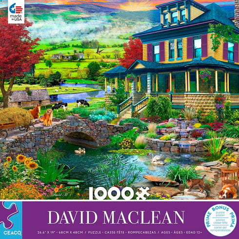 Ceaco - David MacLean - Grandma's Country House - 1000 Piece Jigsaw Puzzle