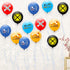 52 Set 12 Inches PANTIDE Pcs Railroad Crossing Train Balloons Latex Balloons Bouquet with Ribbon Railway Choo Choo