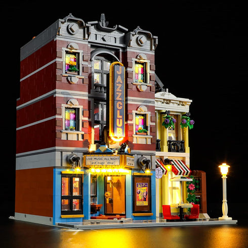 ManKiaPro LED Light Kit for Lego 10312 Jazz Club Building Blocks Model (Lights Only, No Lego Set)