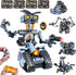 HiWEEGO Changeable LED Eyes Robot Building Set- 5 in 1 Remote &