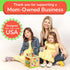 TOYVENTIVE Wooden Activity Cube, Montessori Toys, Educational Sensory Toy for 1-2 Year Old Baby, Toddler, Kid