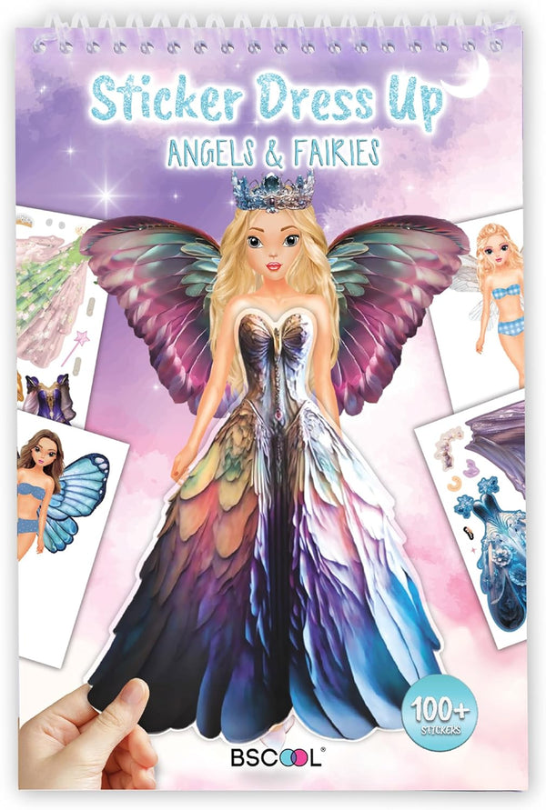 Sticker Dress Up Fairies and Angels | Sticker Activity Book for Kids | Learn to Dress up Fairies and Angels | for Kids