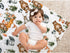 Woodland Baby Blankets - Soft Nursery Minky Blankets with Double Layer Dotted Backing for Unisex Boys Girls, 30"x40"