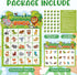Leezead 24 Animal Bingo Game for Toddler Adults, Players Jungle Safari Animal Bingo Game Cards Birthday Party Bingo