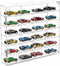 JUESHA Acrylic Display Case for Hot Wheels Storage 1/64 Scale, 6 Levels 24
