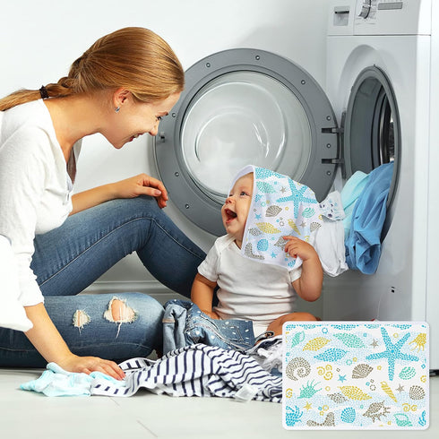 Sublimation Blank Baby Burp Cloths 5 Pieces Soft Absorbent Bibs Solid White Unisex Burp Cloth Set for Baby Shower