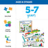 Learning Resources MathLink Cubes Kindergarten Math Activity Set, Dino Time! 115 Pieces for Ages 5+