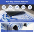 33"x33" 3 Mahjong Mat, Noise Reduction Non-Slip Mahjong Mat for Table, American Mahjong Table Mat with Rules (Carrying