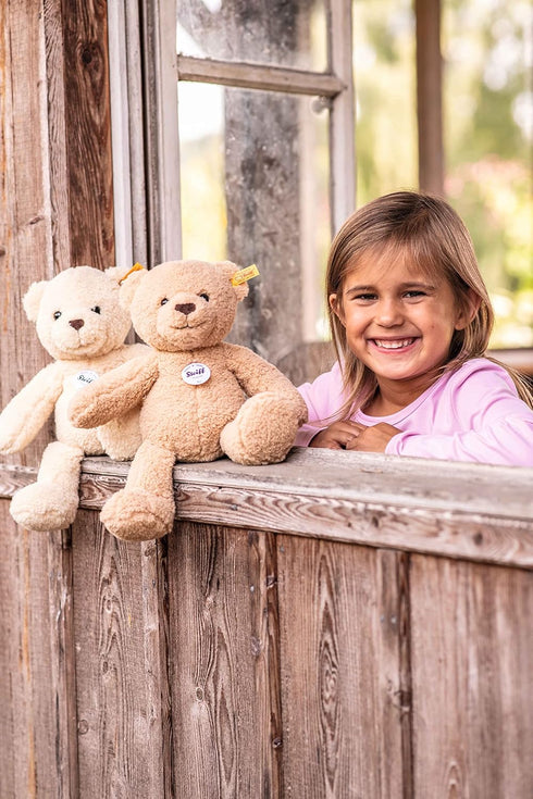 Steiff Ben Teddy Bear, Beige, Small Premium Stuffed Animal Plush