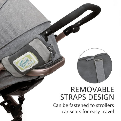 SONARIN Baby Wet Wipe Pouch,Portable Baby Wet Wipes Dispenser Holder Travel Wet Wipes Bag Container Reusable Baby Wipe